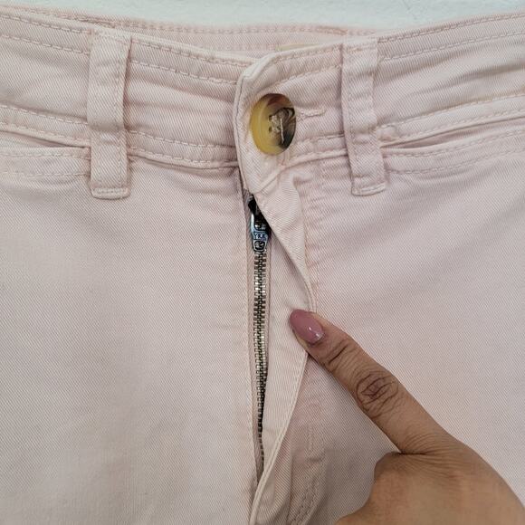 Marine Layer Bridget Wide Leg Flat Front Chino Sz 4 Pant 14650 High Waist Pastel - Picture 6 of 14